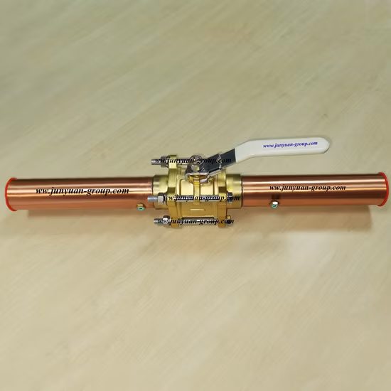 OEM/ODM 2 3 Piece Cpx General Assembly Medical Oxygen Isolation Brass Ball Valve with Medical Gas Pipeline Equipment Factory Price Medical Lockable Line Valve