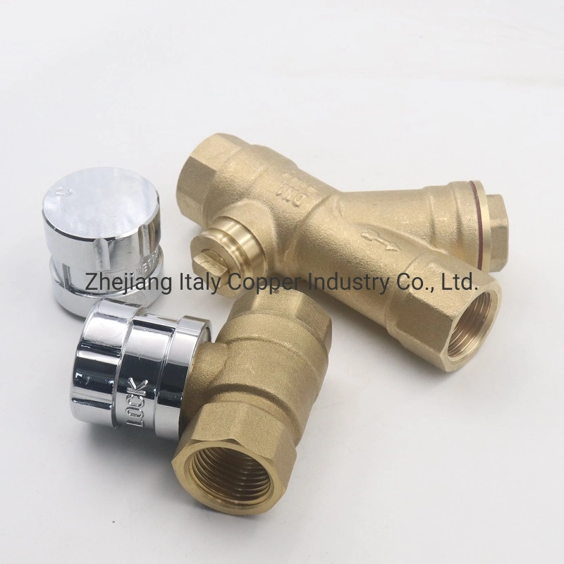 China Supplier Forged Brass Lockable Angle Valve