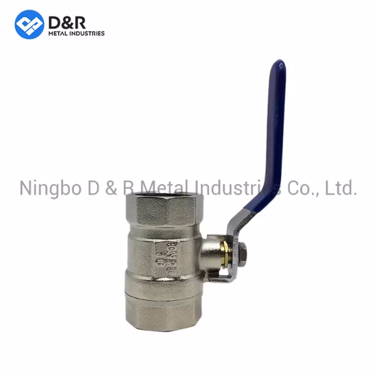 Female Thread Nickel Plated Brass Ball Valve for Water
