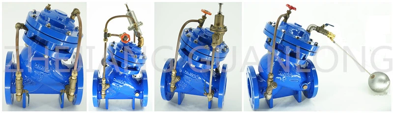 Ductile Iron Piston Type Globe Double Chamber Adjustable Pressure Reducing Valve (Yx741X)