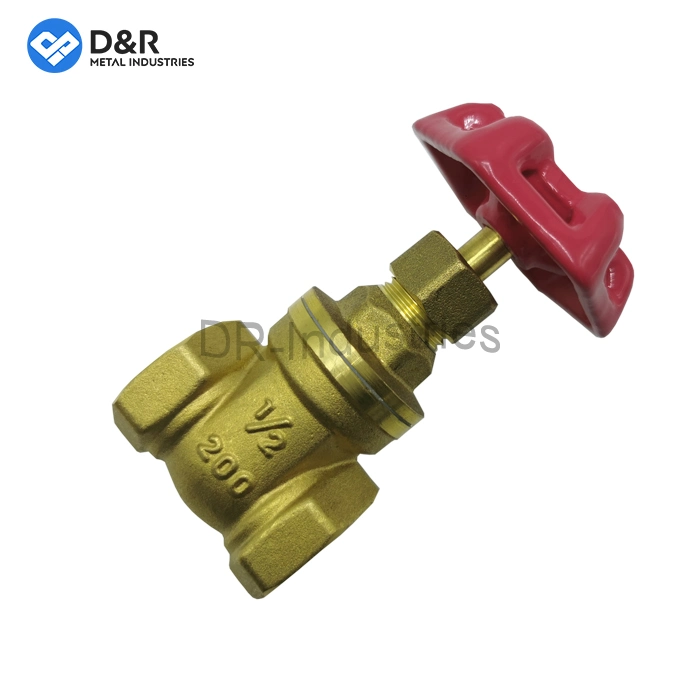 D&R Made in China Brass Gate Valve for Water