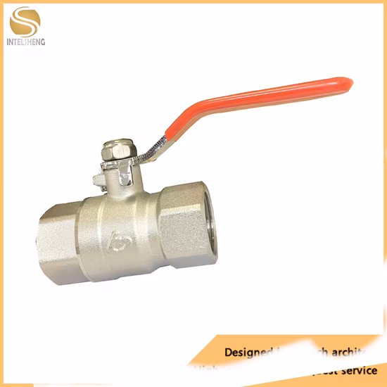 Cw617n 鍛造真鍮ウォーターボールバルブ PTFE シール付き 1 インチ DN25 フルボアめねじ