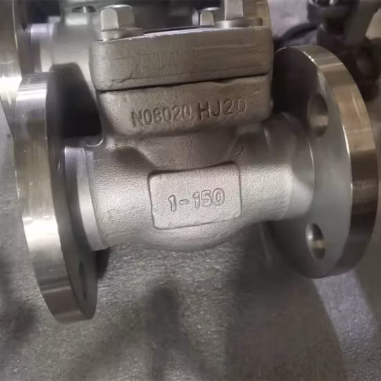 API 602 グレード鍛造鋼 SS 真鍮スプリングチェックバルブ 150 800 ポンド